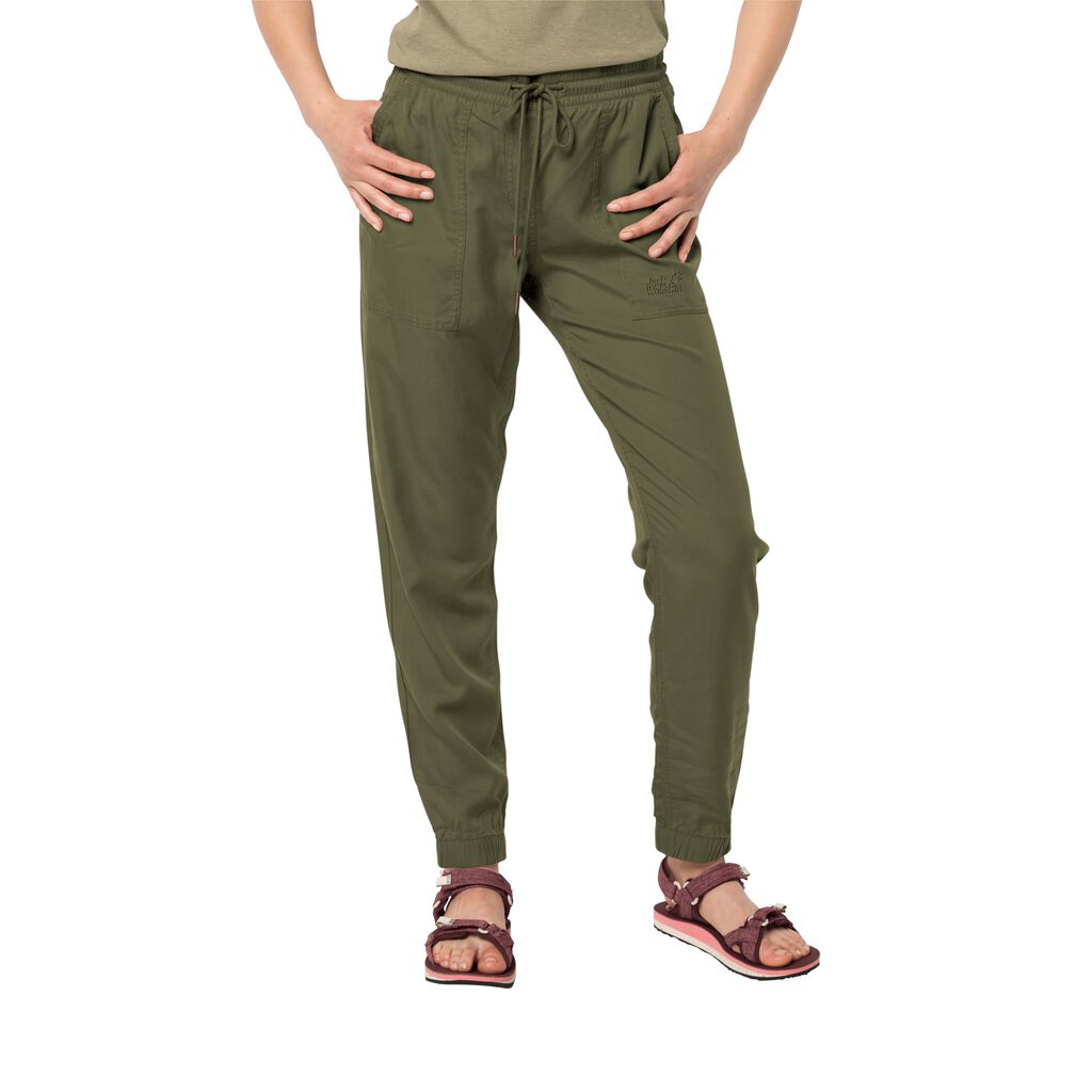 Jack Wolfskin MOJAVE Pantalons Femme Vert - RVKCLTF-84